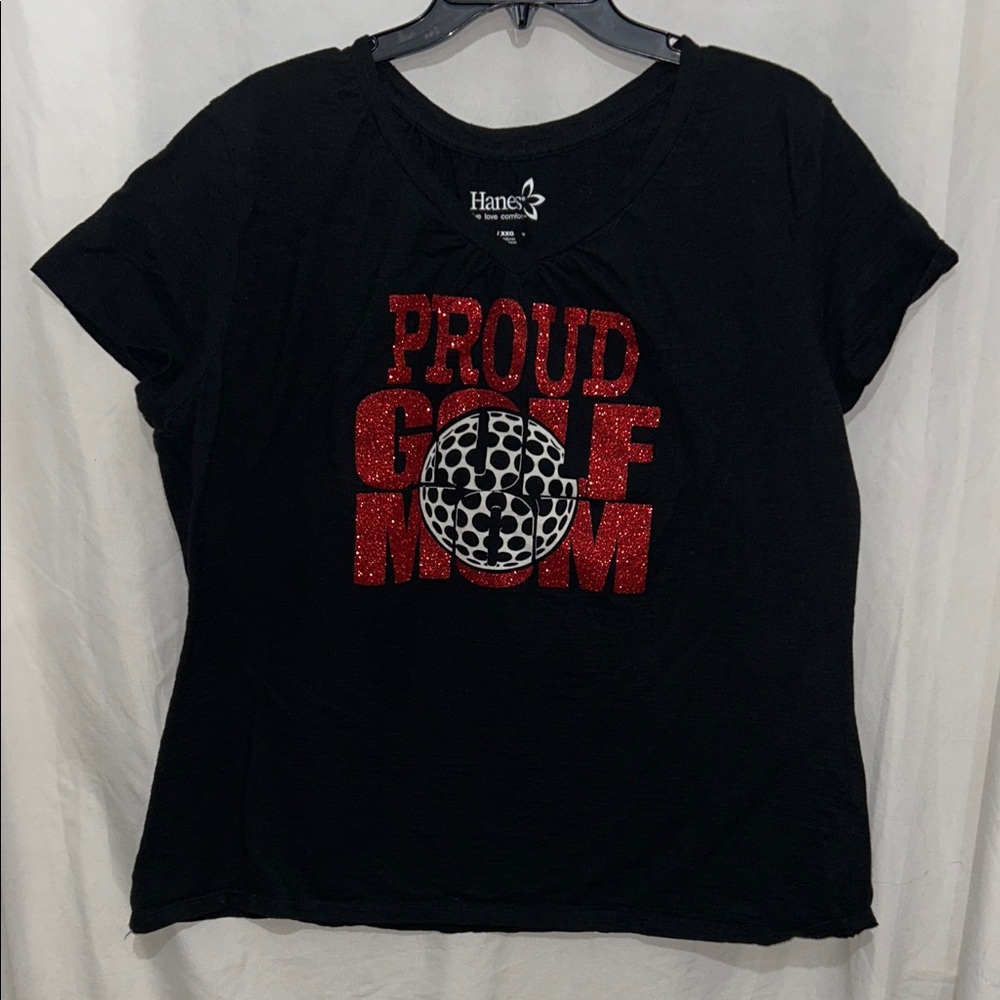 Hanes Proud Golf Mom Tee